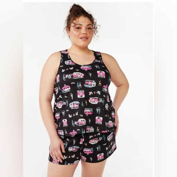 NWOT Joyspun sleep set tank and shorts - Picture 1 of 8